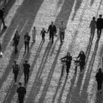 people, street, walking, city, black and white, people, people, people, people, people, walking, walking