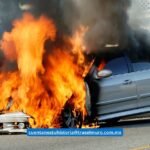 Karla, vecina de la alcaldía Gustavo A. Madero, relata cómo una explosión despertó a su colonia en plena madrugada. Dos autos se incendiaron y el fuego alcanzó una pared cercana.