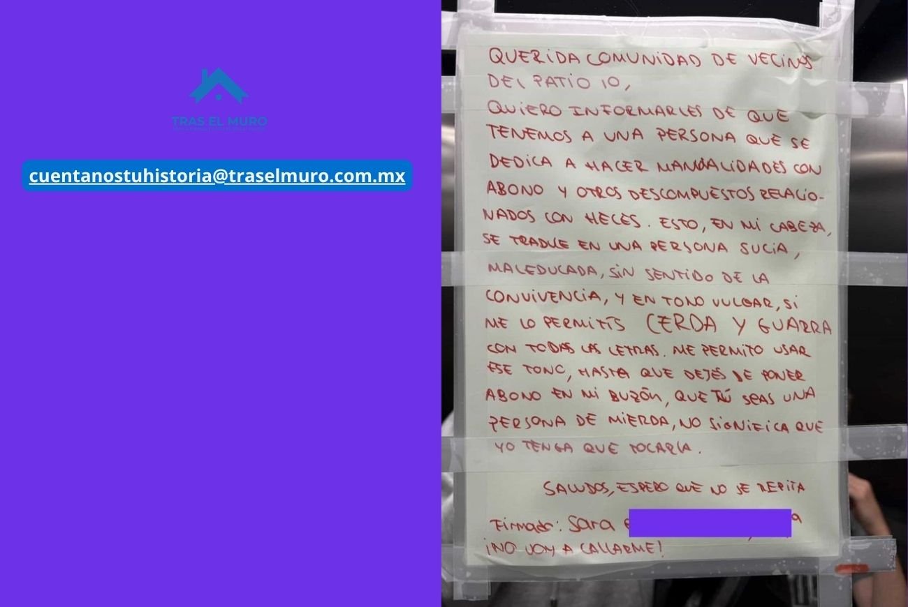 Cuando el conflicto vecinal llega a ese punto, ya no se trata de resolver, se trata de humillar es violencia